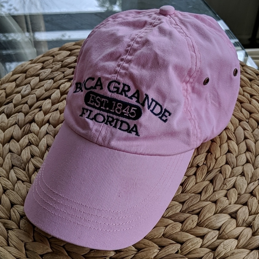 Boca Grande Florida Pink Baseball Hat NWOT